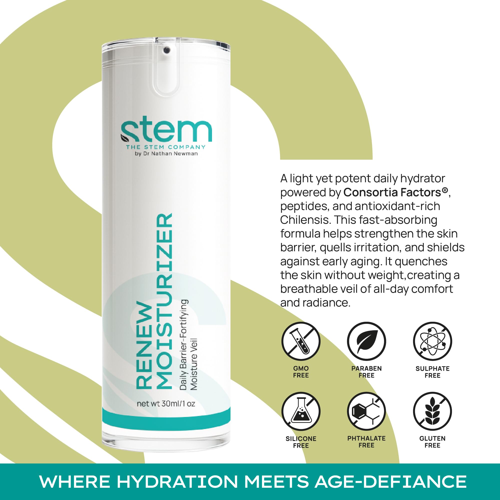 Amazon.com: STEM Natural Intelligence ReNew Cream, Daily Face